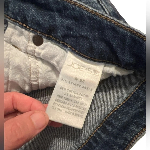 Joe’s Jo Skinny Ankle Jeans Distressed - Picture 10 of 12
